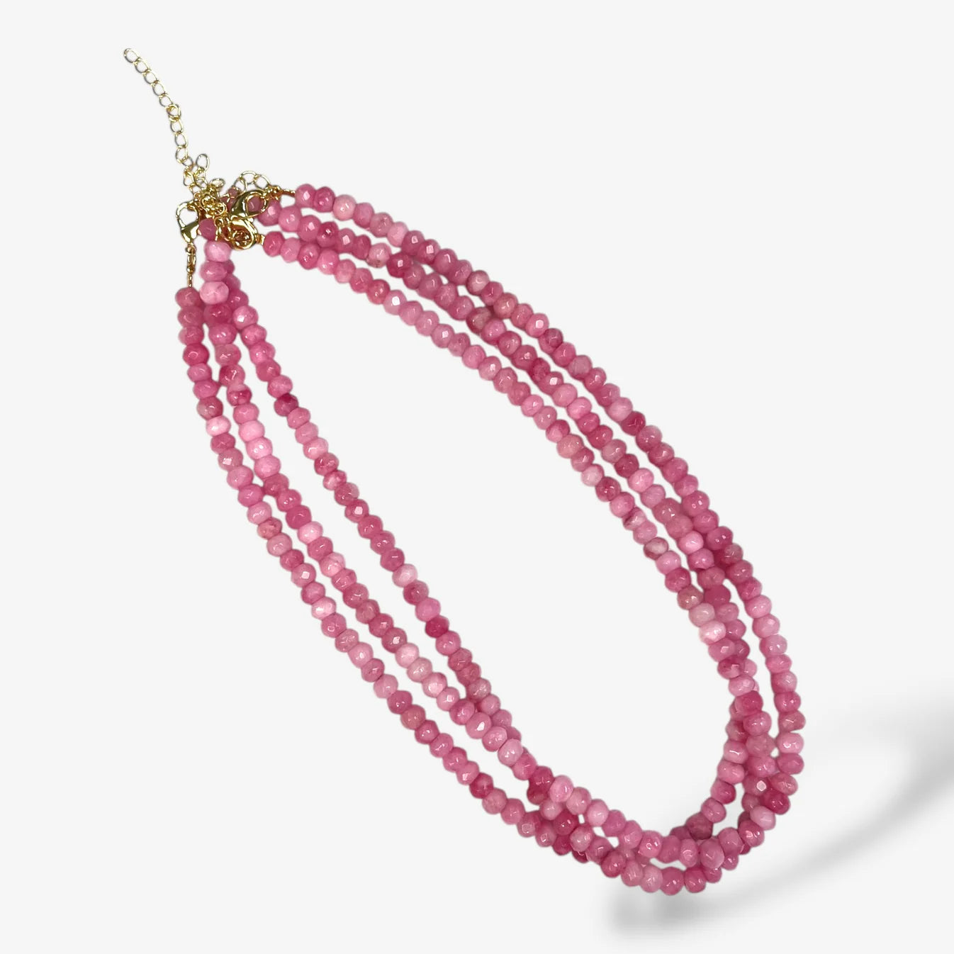 *6MM Candy Necklace- Faceted- 18" Length