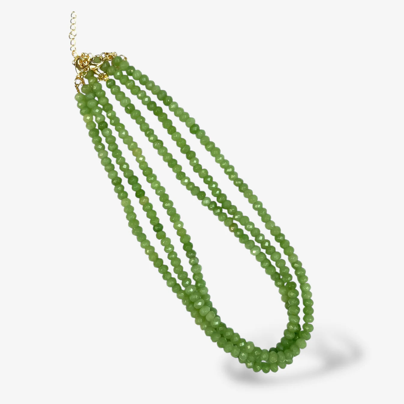 *6MM Candy Necklace- Faceted- 18" Length