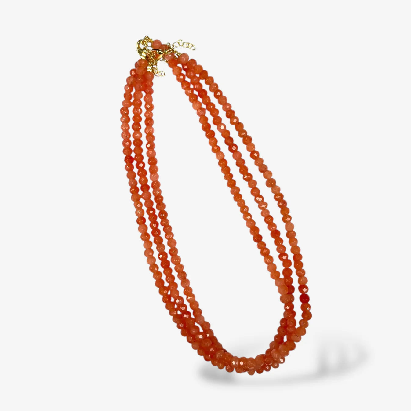 *6MM Candy Necklace- Faceted- 18" Length