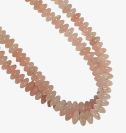 *8MM Candy Necklace- Saucer Beads- 19” Length