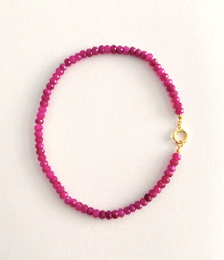 Candy Necklace- 8MM Faceted- 16"
