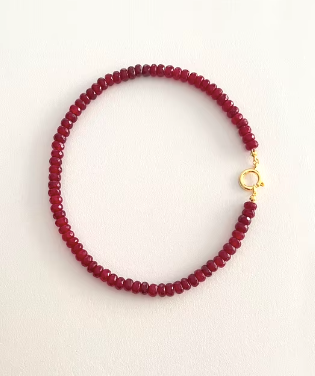 Candy Necklace- 8MM Faceted- 16"
