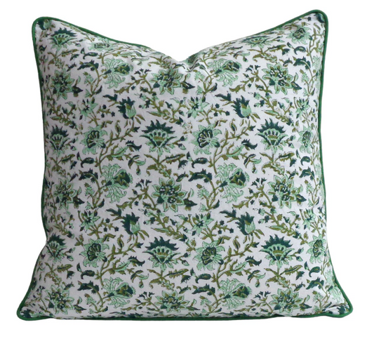 Gunnie's Green Pillow Cover