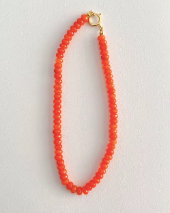 Candy Necklace- 8MM Faceted- 16"