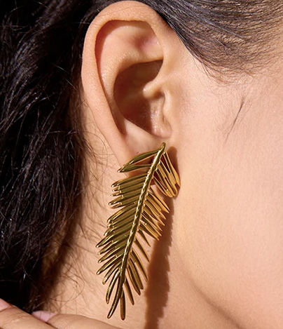 Sago Frond Earrings