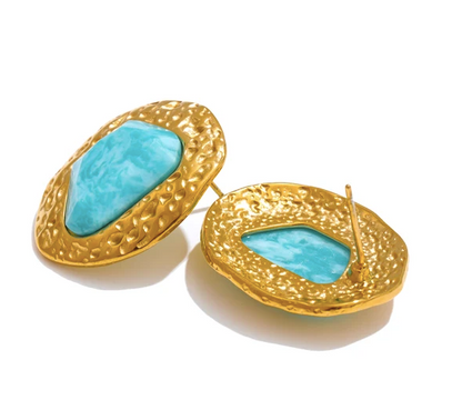 Amazonite Stud Earrings