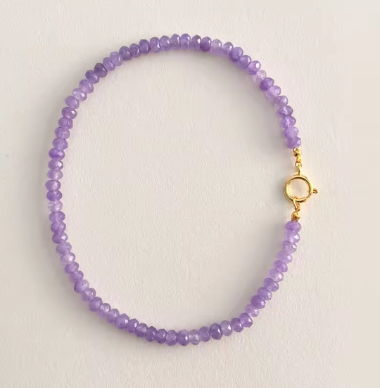 Candy Necklace- 8MM Faceted- 16"