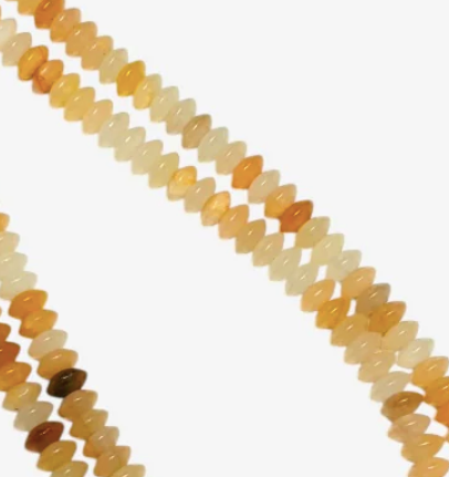 Candy Necklace- Saucer Beads 8MM- 19” Length