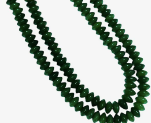 Candy Necklace- Saucer Beads 8MM- 19” Length