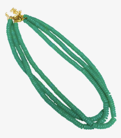 Candy Necklace- Saucer Beads 6MM- 19” Length