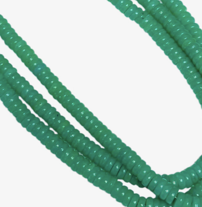 Candy Necklace- Saucer Beads 6MM- 19” Length