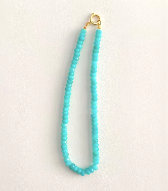 Candy Necklace- 8MM Faceted- 16"