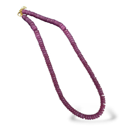 *6MM Candy Necklace- Saucer Beads- 19" Length
