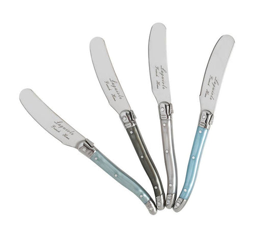 Laguiole 4-Piece Spreader Set with Mother of Pearl Handles