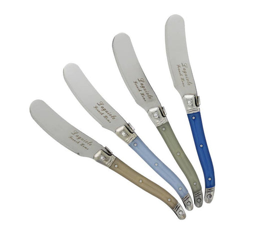 Laguiole 4-Piece Spreader Set with Two-Tone Handles