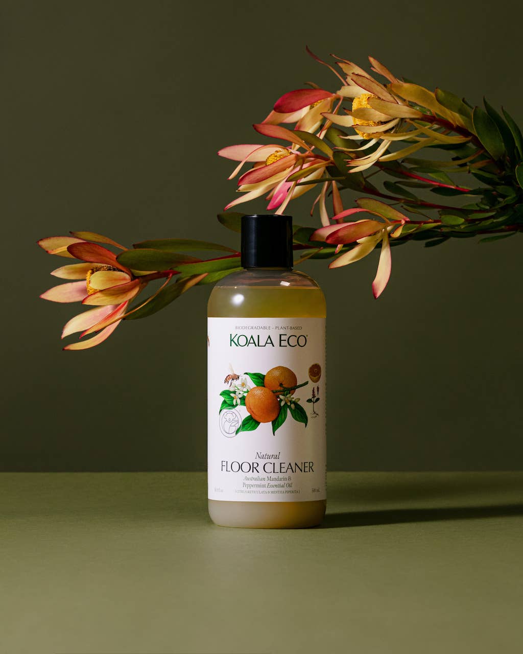 Natural Floor Cleaner Mandarin & Peppermint 16 oz