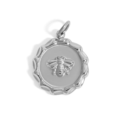 18K Gold PVD Stainless Steel Bee Pendant