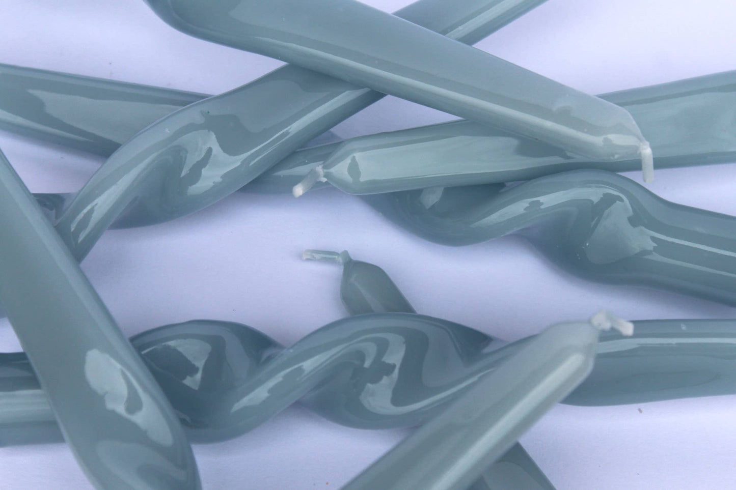 Twist Taper Candles - Cornflower