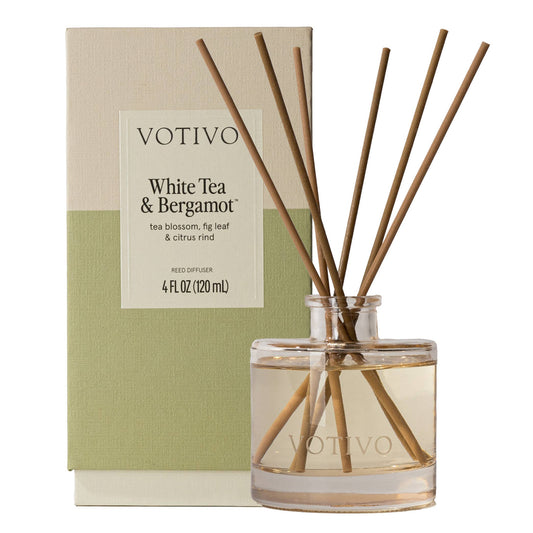 Votivo- White Tea & Bergamot Signature Reed Diffuser