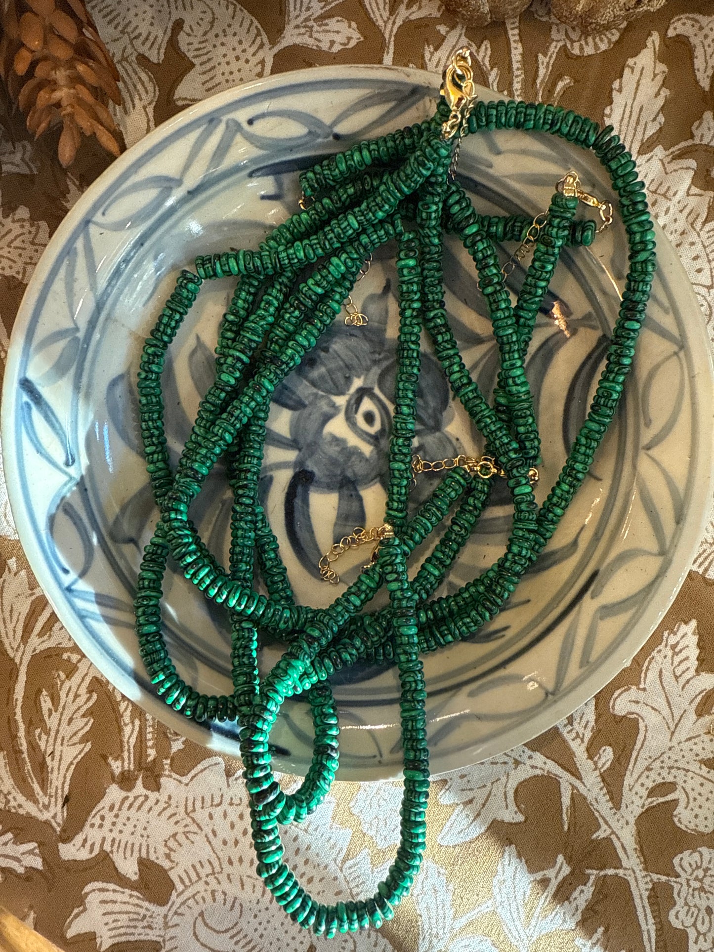 Candy Necklace- Saucer Beads 6MM- 19” Length