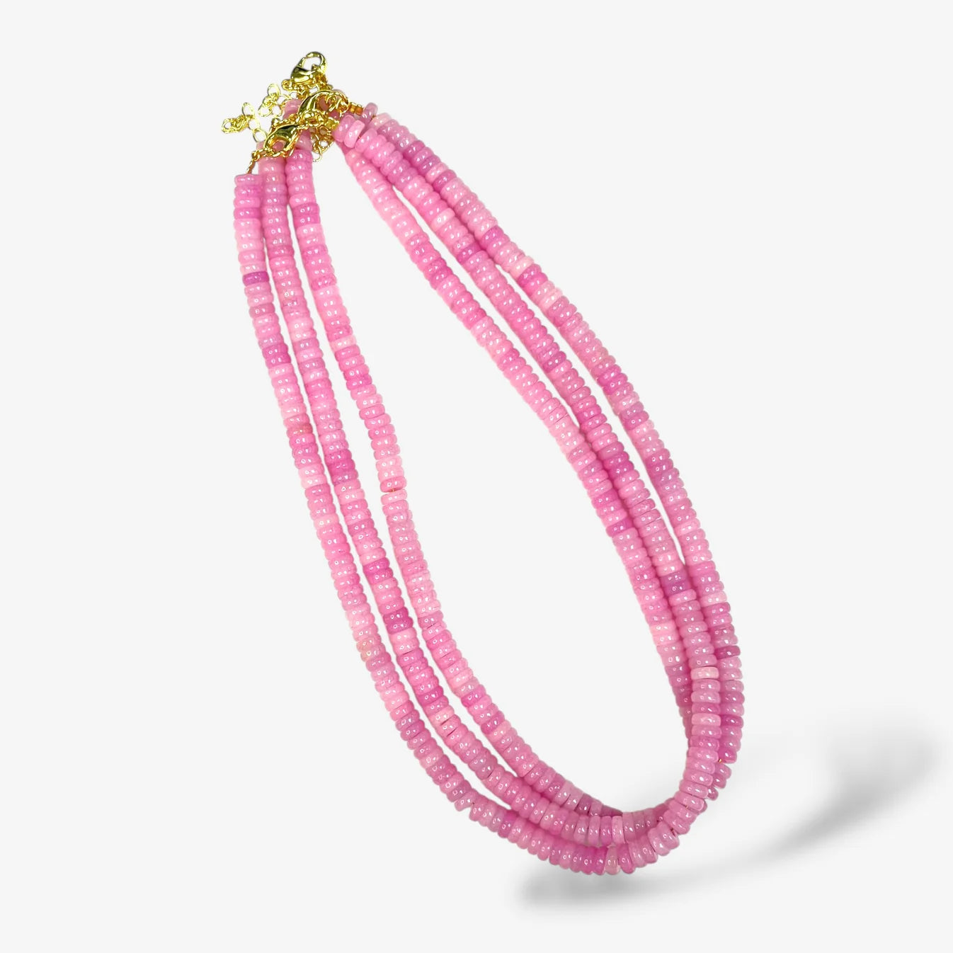 *6MM Candy Necklace- Saucer Beads- 19" Length